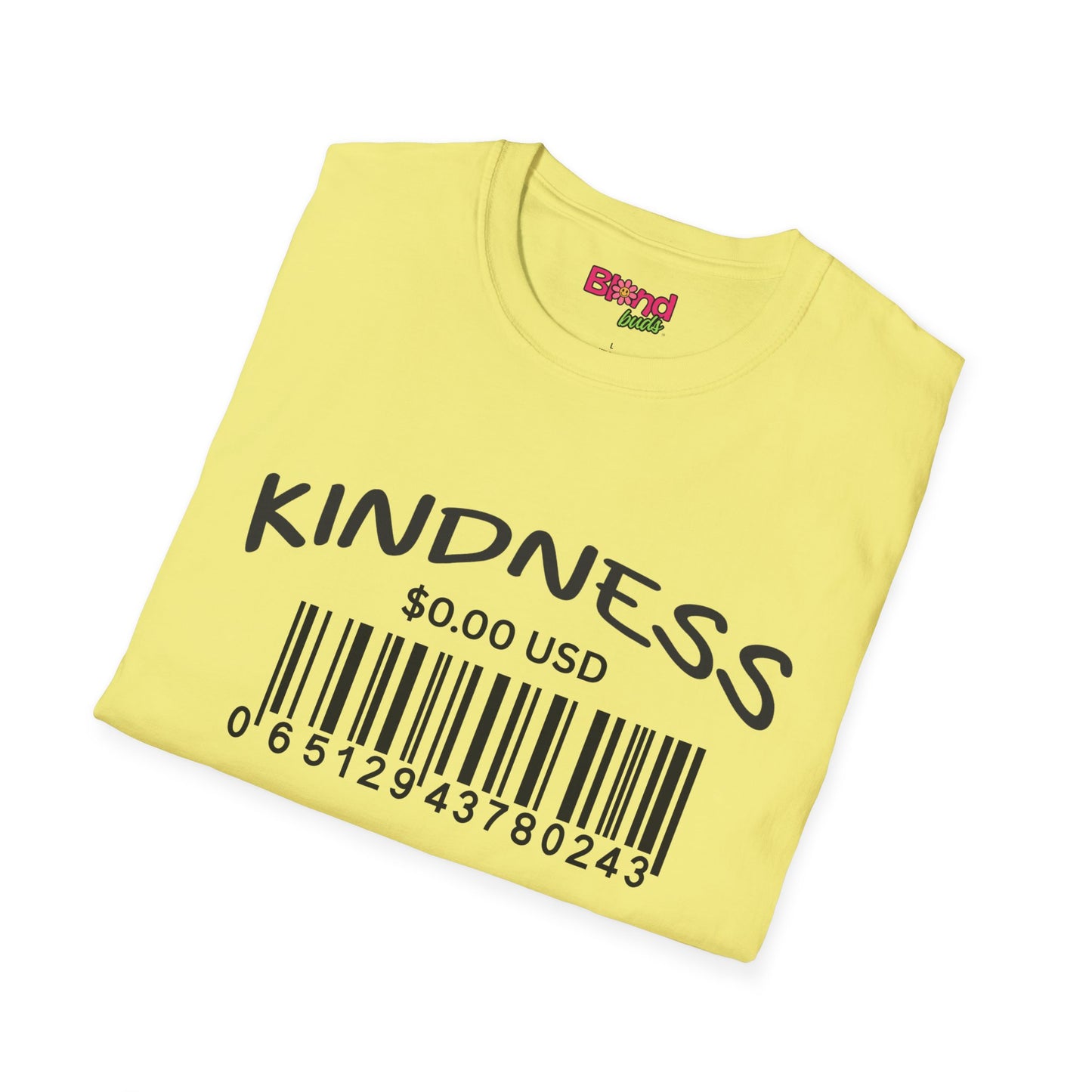Kindness Unisex Softstyle T-Shirt - Positive Vibes Tee for Everyday Wear